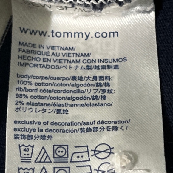 Tommy Hilfiger Rugby Polo Striped Shirt Dress Small Blue White Striped Collared - Picture 10 of 13